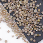 mixed color earth mined diamonds with natural rough surfaces for jewelry making