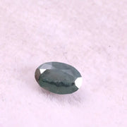 0.47 Ct oval cut blue diamond natural earth-mined conflict free polished diamond for handmade jewelry gift