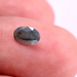 0.47 Ct oval cut blue diamond natural earth-mined conflict free polished diamond for handmade jewelry gift