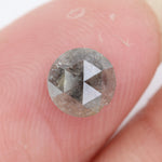 grey colour natural round diamonds 0.51 carat natural diamond ring
