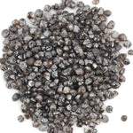 38.97 ct black brown natural uncut diamond stone for engagement jewelry