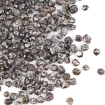 38.97 ct black brown natural uncut diamond stone for engagement jewelry