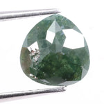 1.24 Ct Fancy Green Diamond Natural Pear Cut Loose Stone, vibrant green color luxury pear shape natural diamond ready for fine jewelry setting