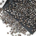 38.97 ct black brown natural uncut diamond stone for engagement jewelry