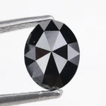 black colour diamond natural 1 carat diamond close view
