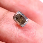 1.23 carat radiant cut diamond salt and pepper loose diamond, radiant cut 4 carat diamond ring, salt and pepper engagement rings, baguette diamond.