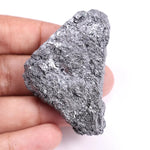 Black moissanite stone loose gemstone showing deep black color and brilliant polished finish for jewelry making.