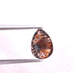 0.48 Ct Red Colored Diamond Pear Shaped Diamond Uncut Loose Rough Diamond For Jewerly