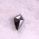 0.55 Ct Black Colored Diamond Kite Shaped Diamond Natural Loose Diamond Use For Jewerlly