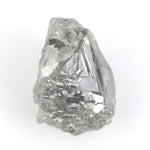 1 carat uncut grey diamond for a custom engagement ring setting
