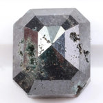 5.53 Ct Blue Emerald Cut Natural Diamond Loose Stone with Step Cut Facets and Rich Fancy Blue Color