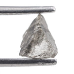 0.93 carat grey raw diamond for a custom wedding ring design