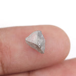 0.93 carat grey raw diamond for a custom wedding ring design