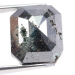 5.53 Ct Blue Emerald Cut Natural Diamond Loose Stone with Step Cut Facets and Rich Fancy Blue Color