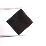 2.68 Ct lab-grown black rough diamond square shape loose e diamond for jewelry