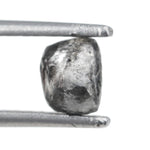1.02 carat grey raw diamond for a custom men's ring setting