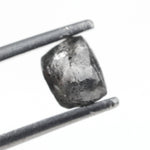 1.02 carat grey raw diamond for a custom men's ring setting
