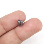 1.02 carat grey raw diamond for a custom men's ring setting