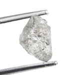 grey unpolished diamond for a custom solitaire ring setting