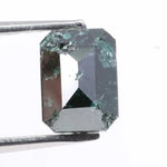 1.24 Ct natural green radiant cut diamond loose rare fancy color elegant stone for custom engagement ring