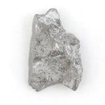 1.21 carat grey uncut natural diamond for a 14K gold ring setting