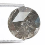 1.78ct round brillant cut diamond white and grey colored diamond use for custom ring