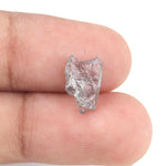 1.21 carat grey uncut natural diamond for a 14K gold ring setting