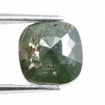 1.24 Ct natural green cushion cut diamond loose rare fancy color elegant stone for custom engagement ring
