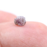 Loose rough pink diamond and raw natural diamond stone