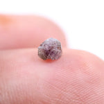 Loose rough pink diamond and raw natural diamond stone