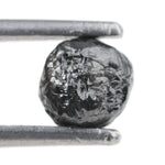 1.13 carat unpolished grey natural diamond for a white gold ring setting