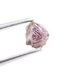 Loose rough pink diamond and raw natural diamond stone