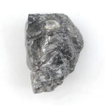 1.38 carat natural grey diamond in its rough, unpolished form for a solid gold ring