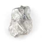 1.78 carat unpolished grey diamond with a natural rough surface for a real gold ring