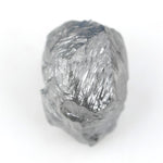 grey raw diamond stone for floral ring setting