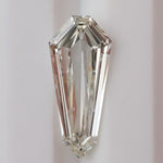white colour lab grown diamond earrings 1.65 carat lab grown diamond