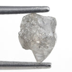 grey color raw diamond stone for flower ring setting