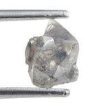 grey color raw diamond stone for flower ring setting