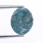 1.34 Ct natural blue oval cut diamond loose rare fancy color elegant stone for custom engagement ring