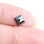 0.62 Ct kite cut natural diamond with mixed earthy tones and geometric precision for contemporary jewelry