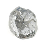 1.05 carat grey uncut diamond stone for vine engagement ring setting