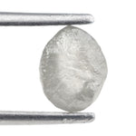 grey raw diamond stone for bloom ring setting