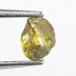 0.26ct yellow colored raw daimonds natural rough gemstone