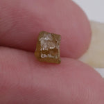 0.82 ct yellow colored unpolished diamonds unique loose gemstone for jewelry