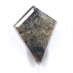 Natural gray diamond ring with soft romantic hue set in fine gold. Rare fancy color earth-mined diamond designed for luxury engagement jewelry.