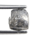 1.34 carat grey raw diamond stone for leaf ring setting