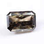 2.04 carat brown radiant cut lab grown diamond loose stone for custom Wedding ring or designer jewelry