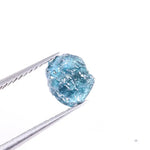 2.18 Ct Natural Blue Rough Diamond Loose Uncut Irregular Shape Diamond for Jewelry