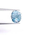 2.18 Ct Natural Blue Rough Diamond Loose Uncut Irregular Shape Diamond for Jewelry