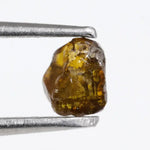 0.29 ct yellow colored coated rough diamond natural loose gemstone